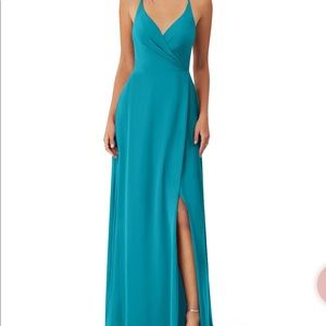 Azazie Davis Dress in Jade
